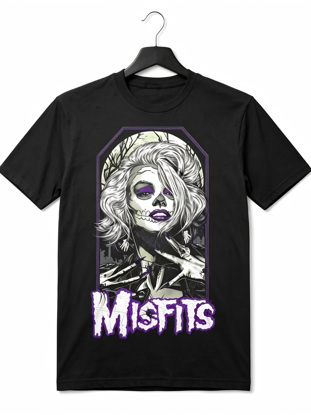 Misfits Original Punk Rock Band Concert Unisex Graphic T-shirt Unisex